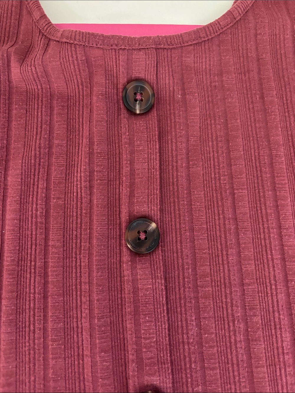Maurices Ribbed Button-Front Tank Tops - Picture 3 of 13